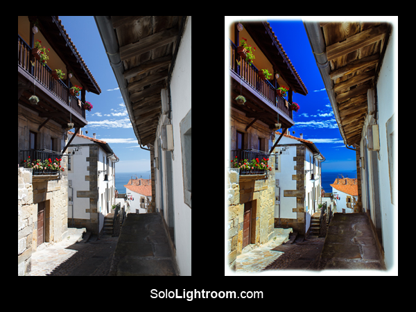 Como crear una postal con Lightroom