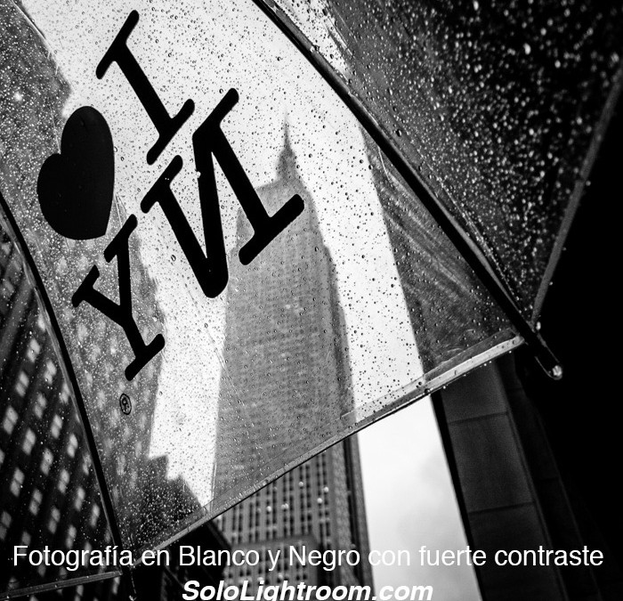 Lightroom: Revelado blanco y negro fuerte contraste