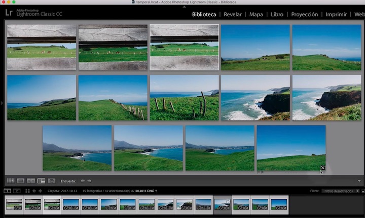 Lightroom - Vista encuesta