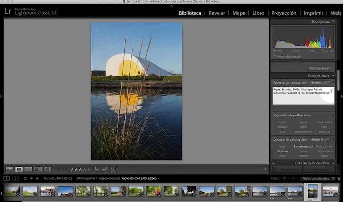 Curso de Lightroom Classic – Capítulo 11: Módulo biblioteca, añadiendo palabras clave