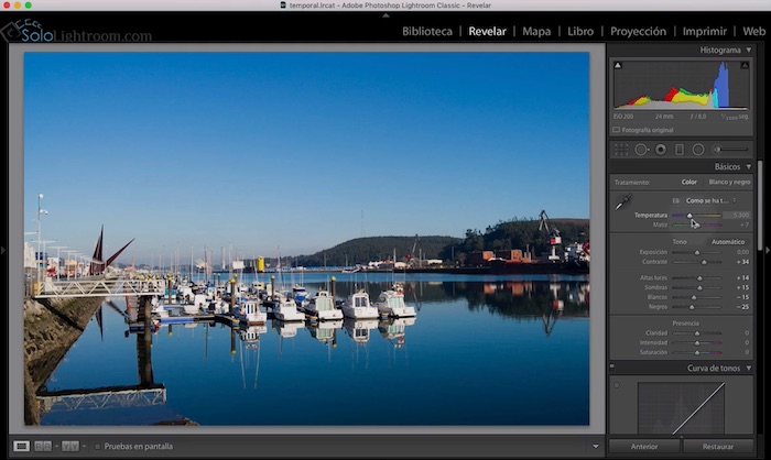 Curso de Lightroom Classic – Capítulo 24: Módulo revelado: el histograma y ajustes básicos (II)