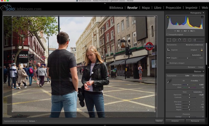 Curso de Lightroom Classic – Capítulo 26: Módulo revelado: superposición de recorte. Reencuadre y enderezado